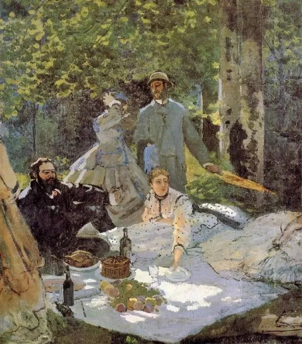 LE DEJEURNER SUR L’HERBE, CENTER PANEL (LUNCHEON ON THE GRASS)