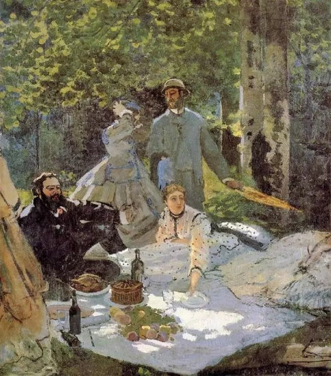 LE DEJEURNER SUR L’HERBE, CENTER PANEL (LUNCHEON ON THE GRASS)