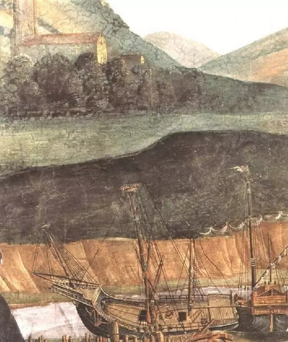 THE PUNISHMENT OF KORAH AND THE STONING OF MOSES AND AARON, DETAIL 6