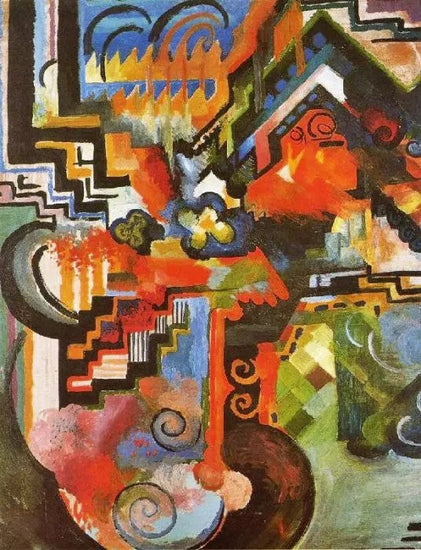 COLORED COMPOSITION (HOMAGE TO JOHANN SEBASTIAN BACH)