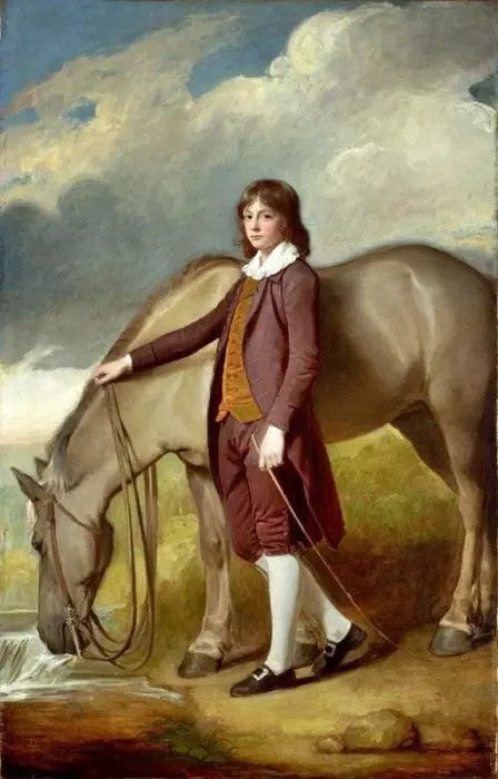 JOHN WALTER TEMPEST, WITH A HORSE