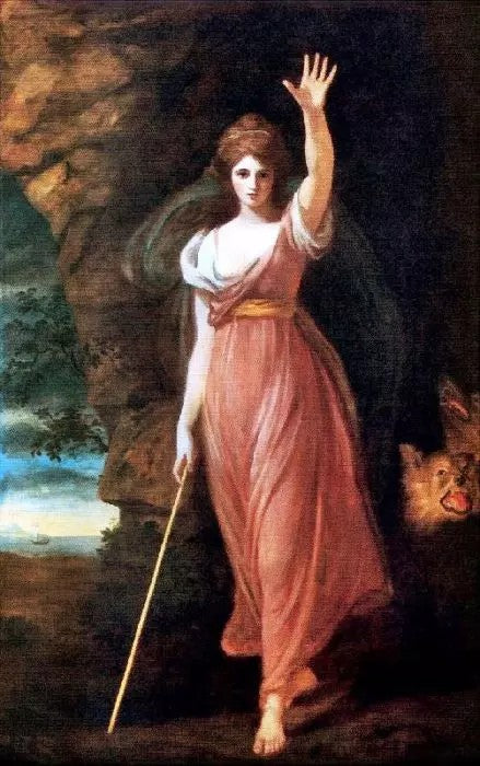 LADY HAMILTON AS CIRCE