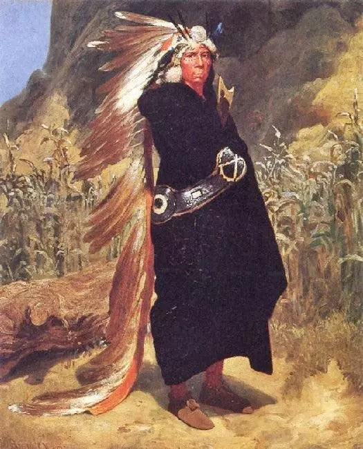 PORTRAIT OF AN INDIAN CHIEF