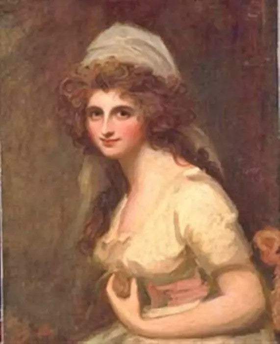 EMMA HART, LATER LADY HAMILTON, IN A WHITE TURBAN