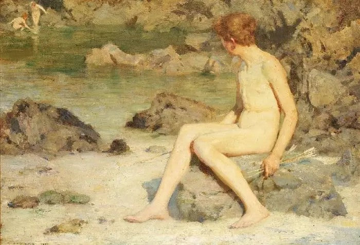 CUPID AND SEA NYMPHS