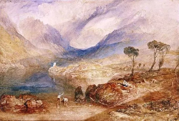 LLANBERIS LAKE AND SNOWDON - CAERNARVON, WALES