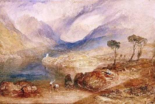 LLANBERIS LAKE AND SNOWDON - CAERNARVON, WALES