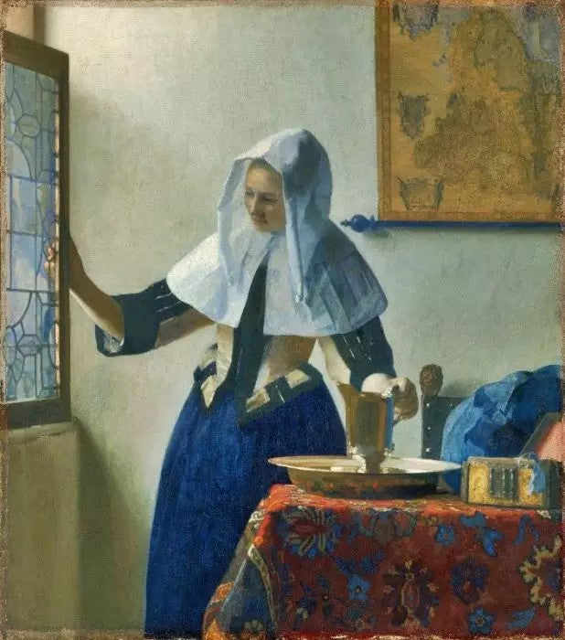YOUNG WOMAN WITH A WATER PITCHER
