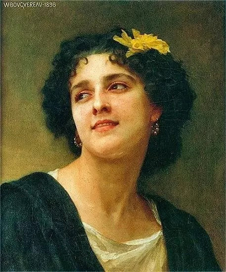 PORTRAIT OF A BRUNETTE