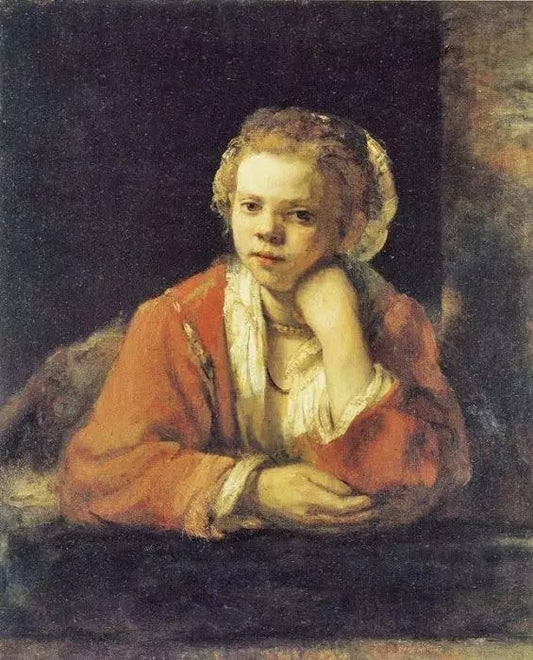 YOUNG WOMAN AT A WINDOW