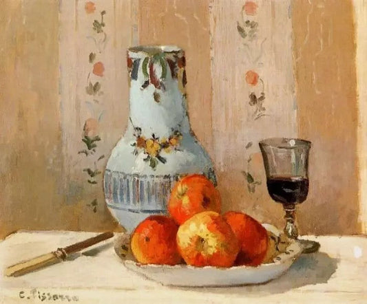 STILL LIFE WITH APPLES AND PITCHER