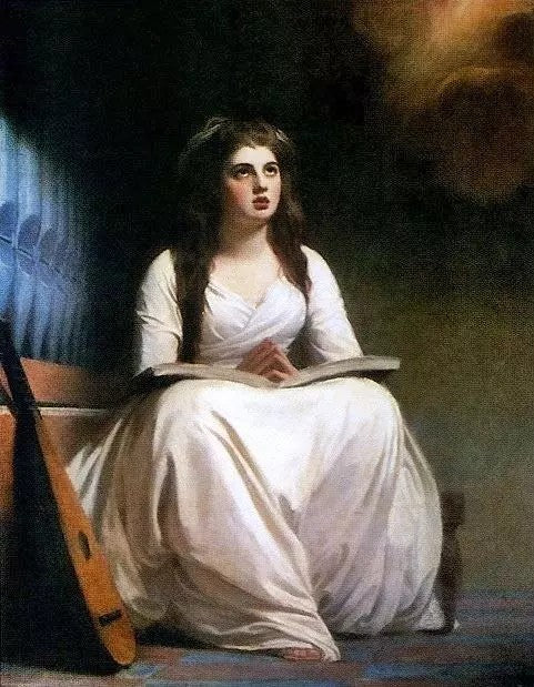LADY HAMILTON AS ST CECILIA