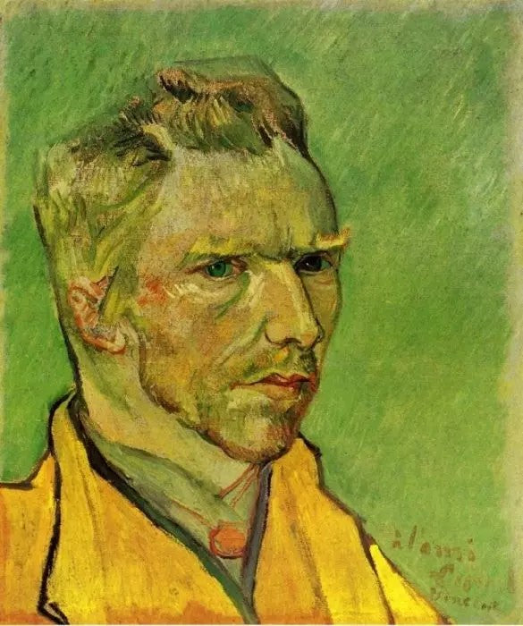 SELF PORTRAIT DEDICATED TO CHARLES LAVAL