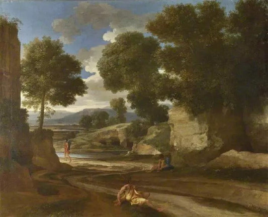 LANDSCAPE WITH TRAVELLERS RESTING