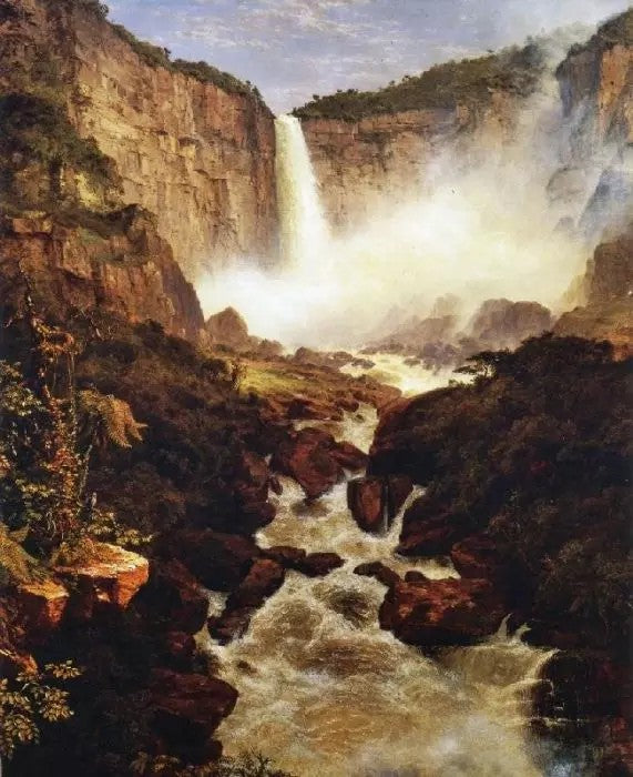 THE FALLS OF TEQUENDAMA, NEAR BOGOTA, NEW GRANADA