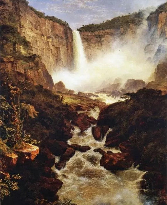THE FALLS OF TEQUENDAMA, NEAR BOGOTA, NEW GRANADA