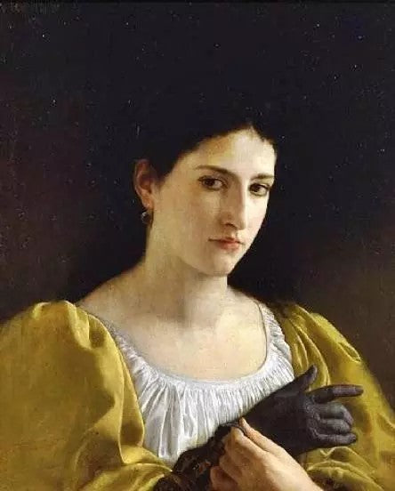 LADY WITH A GLOVE
