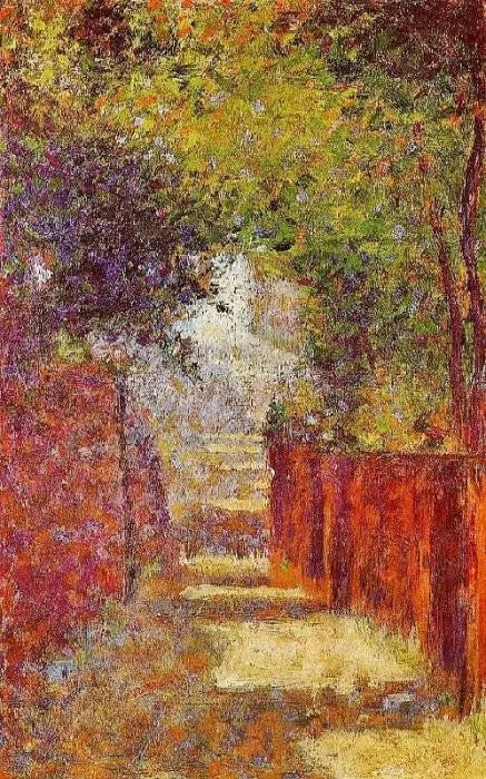 RUE SAINT-VINCENT, MONTMARTRE, IN SPRING