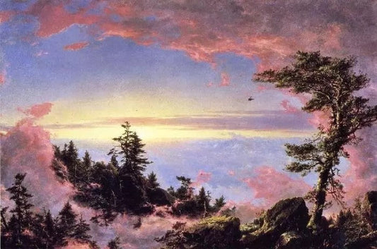 ABOVE THE CLOUDS AT SUNRISE