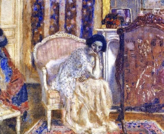 WOMAN IN BOUDOIR