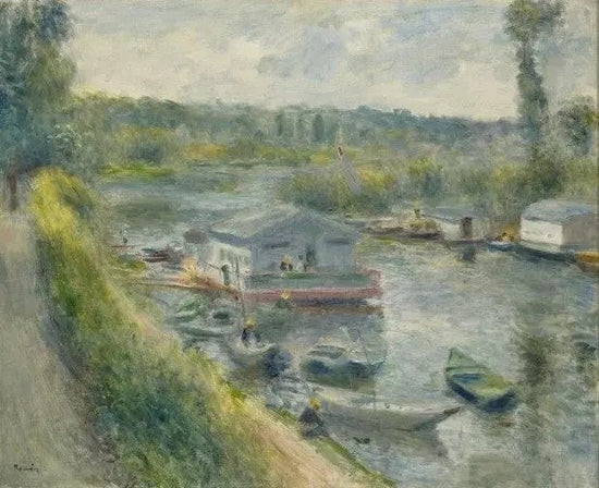 WASH-HOUSE BOAT AT BAS-MEUDON