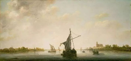 A VIEW OF THE MAAS AT DORDRECHT