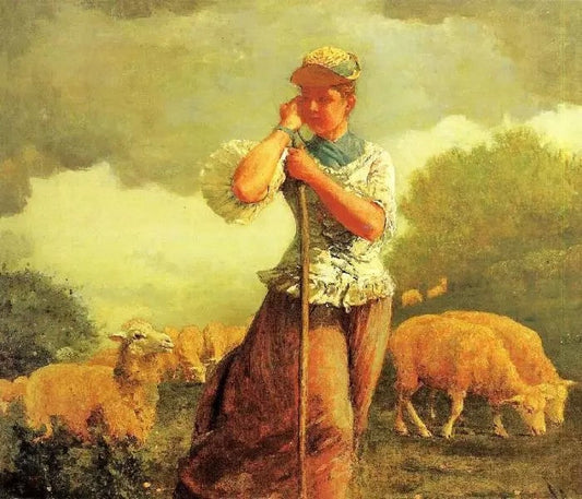 THE SHEPHERDESS (THE SHEPHERDESS OF HOUGHTON FARM)