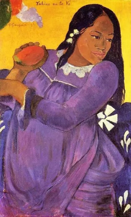 VAHINE NO TE VI (WOMAN WITH A MANGO)
