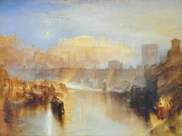 ANCIENT ROME; AGRIPPINA LANDING WITH THE ASHES OF GERMANICUS