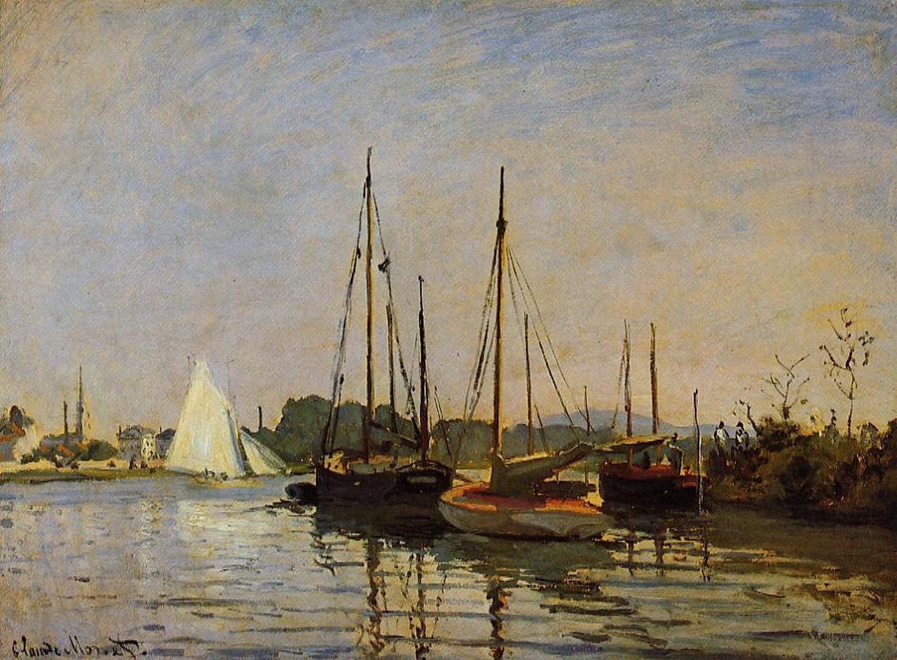 PLEASURE BOATS AT ARGENTEUIL
