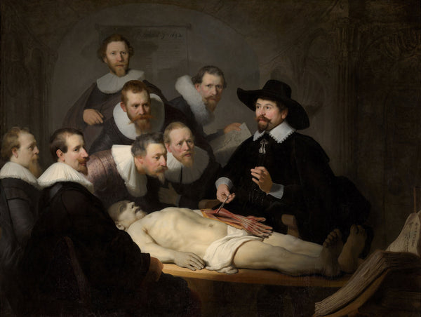 Anatomy Of Doctor Nicolaes Tulp by Rembrandt van Rijn