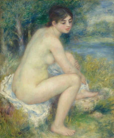 Seated Bather by Pierre Auguste Renoir