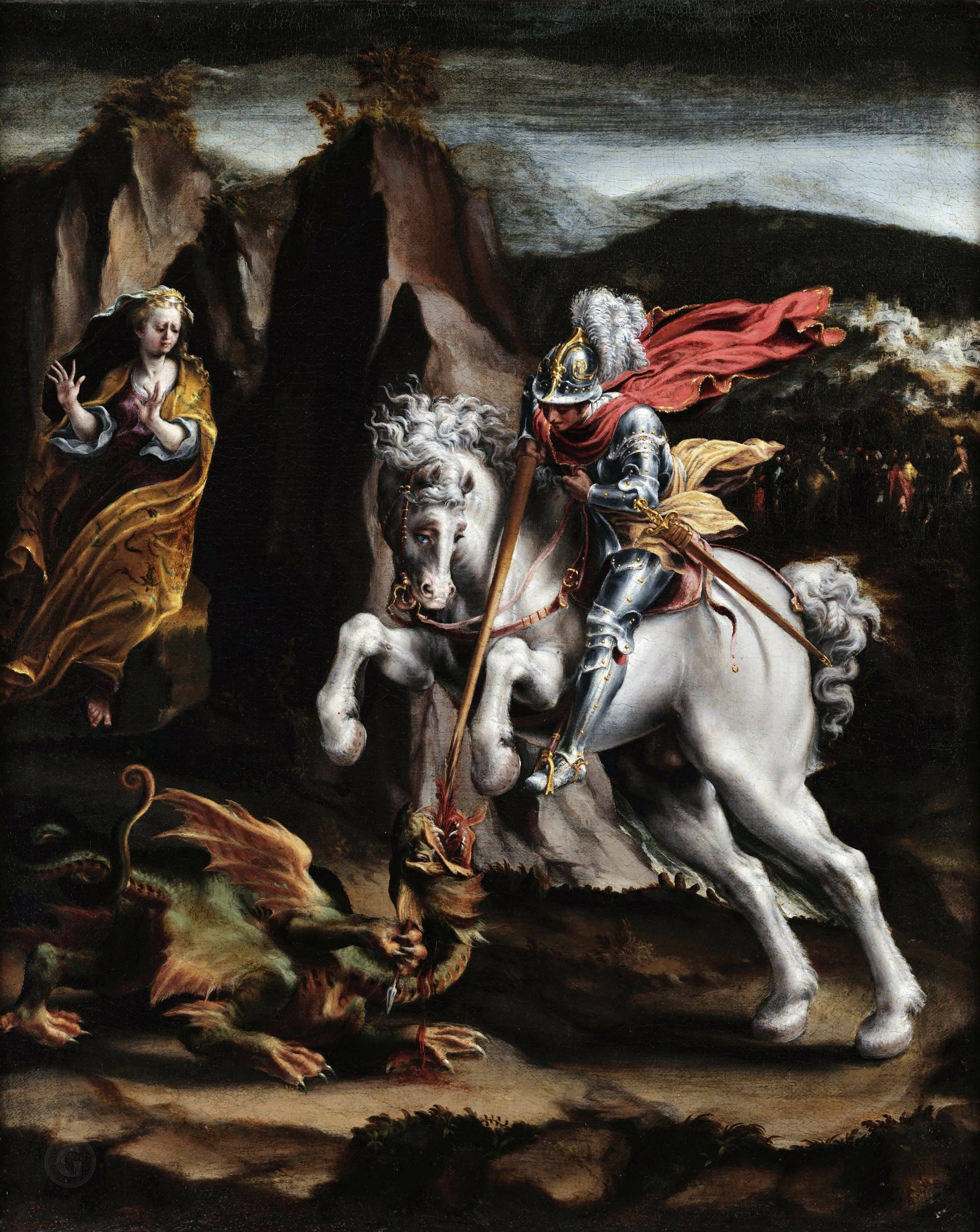 ST. GEORGE AND THE DRAGON