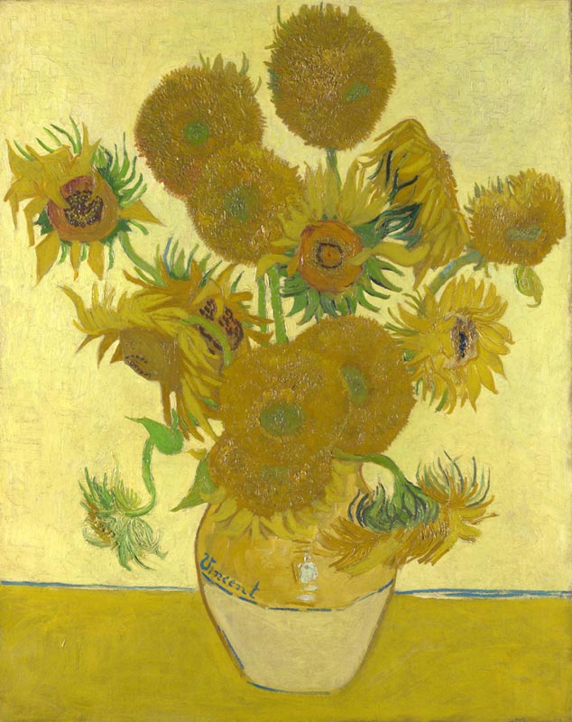 Still Life With Sunflowers by Vincent van Gogh