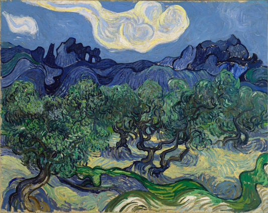 The Alpilles With Olive Trees In The Foreground by Vincent van Gogh