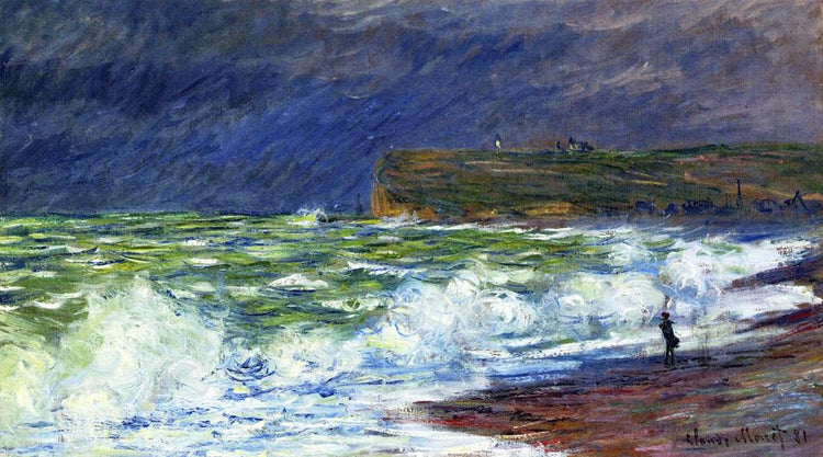 THE BEACH AT FECAMP