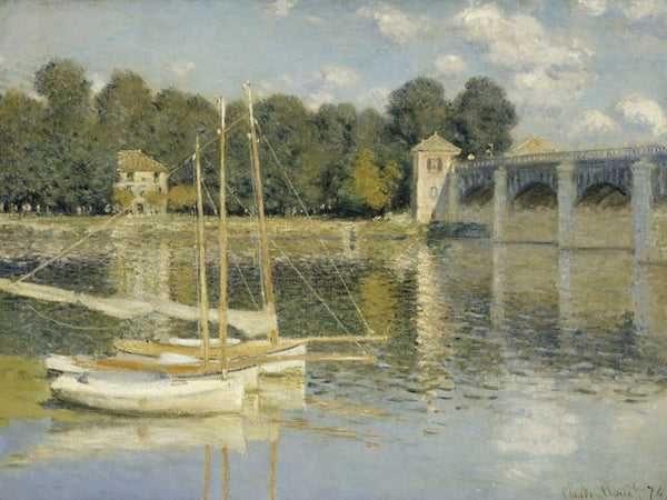The Bridge At Argenteuil by Claude Oscar Monet