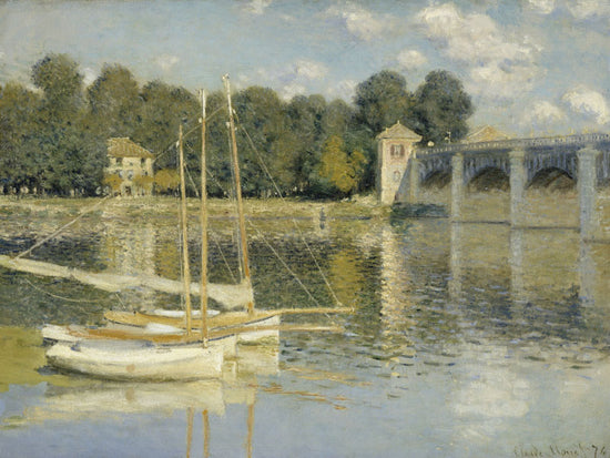 The Bridge At Argenteuil by Claude Oscar Monet