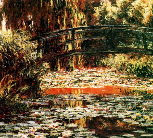 The Bridge Over The Water-Lily Pond by Claude Oscar Monet