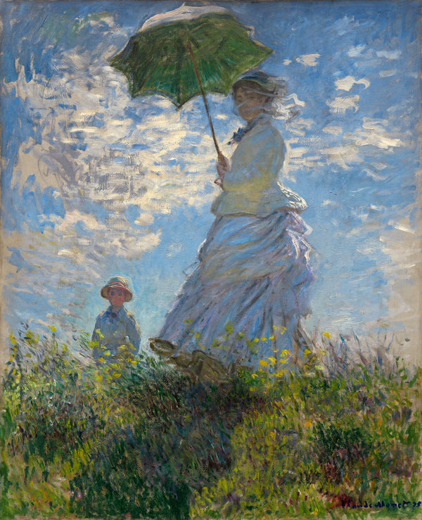 THE WALK, WOMAN WITH A PARASOL
