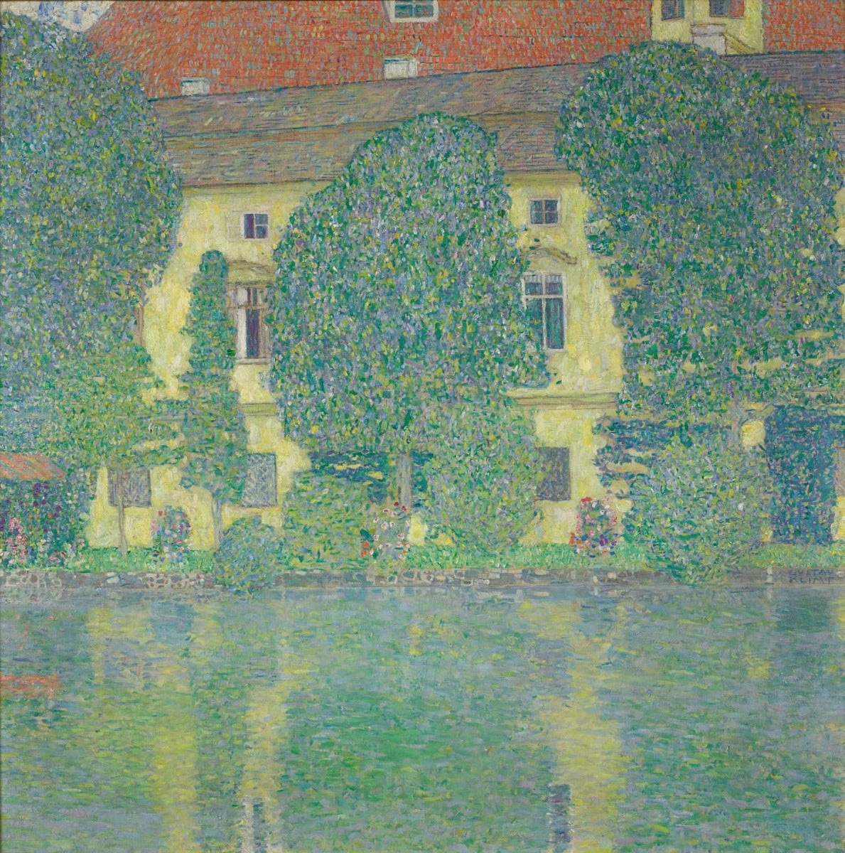 The Schloss Kammer On The Attersee, Iii by Gustav Klimt