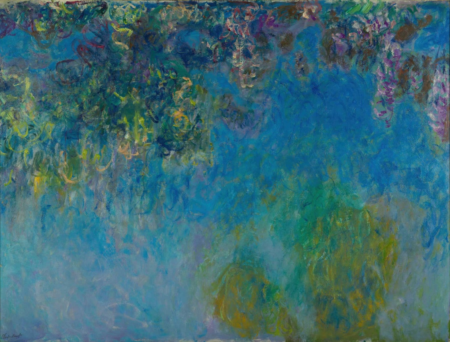 Wisteria 1925 by Claude Oscar Monet